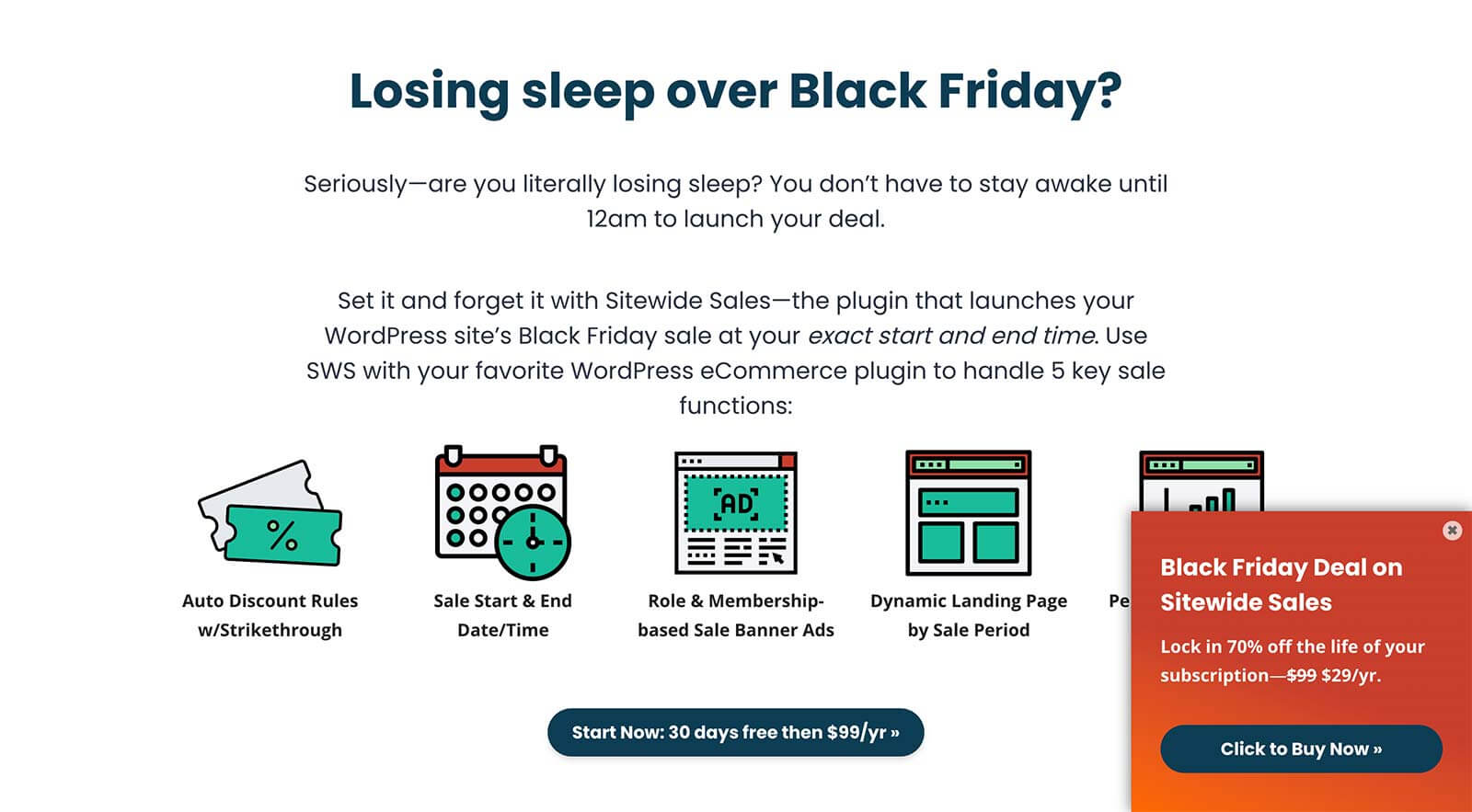 Sitewide Sales Black Friday Sale Banner